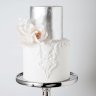 Серебряный свадебный торт №130011