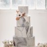 Серый свадебный торт №130021