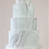 Серый свадебный торт №130030