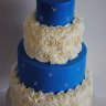 Синий свадебный торт №130039