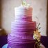 Сиреневый свадебный торт №130064