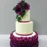 Сиреневый свадебный торт №130069