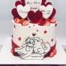 Торт на годовщину свадьбы №130197