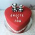 Торт на годовщину свадьбы 1 год №130215
