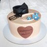 Торт на годовщину свадьбы 3 года №130256