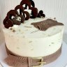Торт на годовщину свадьбы 3 года №130259