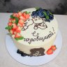 Торт на годовщину свадьбы 3 года №130264