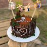 Торт на годовщину свадьбы 5 лет №130301
