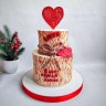 Торт на годовщину свадьбы 5 лет №130304
