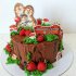 Торт на годовщину свадьбы 5 лет №130305