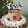 Торт на годовщину свадьбы 5 лет №130310