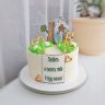 Торт на годовщину свадьбы 5 лет №130310