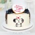 Торт на годовщину свадьбы 6 лет №130312