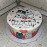 Торт на годовщину свадьбы 6 лет №130313