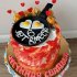 Торт на годовщину свадьбы 6 лет №130323