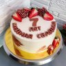 Торт на годовщину свадьбы 7 лет №130344