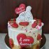 Торт на годовщину свадьбы 8 лет №130360