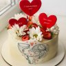 Торт на годовщину свадьбы 9 лет №130377