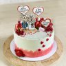 Торт на годовщину свадьбы 10 лет №130395