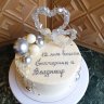 Торт на годовщину свадьбы 12 лет №130433