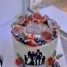 Торт на годовщину свадьбы 12 лет №130436