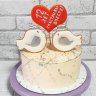 Торт на годовщину свадьбы 12 лет №130440