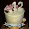 Торт на годовщину свадьбы 12 лет №130450