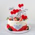 Торт на годовщину свадьбы 13 лет №130462