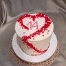 Торт на годовщину свадьбы 14 лет №131384