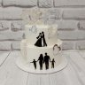 Торт на годовщину свадьбы 15 лет №131402