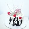 Торт на годовщину свадьбы 15 лет №131412