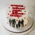 Торт на годовщину свадьбы 15 лет №131418