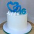 Торт на годовщину свадьбы 16 лет №131430