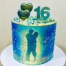 Торт на годовщину свадьбы 16 лет №131432