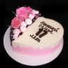 Торт на годовщину свадьбы 17 лет №131446