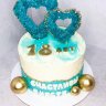 Торт на годовщину свадьбы 18 лет №131471