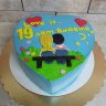 Торт на годовщину свадьбы 19 лет №131494