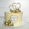 Торт на годовщину свадьбы 20 лет №131502