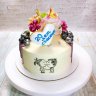 Торт на годовщину свадьбы 20 лет №131504