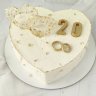 Торт на годовщину свадьбы 20 лет №131513