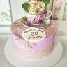 Торт на годовщину свадьбы 20 лет №131516