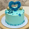 Торт на годовщину свадьбы 21 год №131520