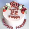 Торт на годовщину свадьбы 22 года №131547