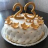 Торт на годовщину свадьбы 23 года №131561