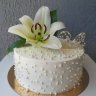 Торт на годовщину свадьбы 24 года №131594