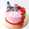 Торт на годовщину свадьбы 24 года №131597