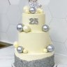 Торт на годовщину свадьбы 25 лет №131608