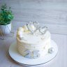 Торт на годовщину свадьбы 25 лет №131612