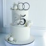 Торт на годовщину свадьбы 25 лет №131617