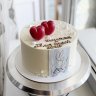 Торт на годовщину свадьбы 27 лет №131648
